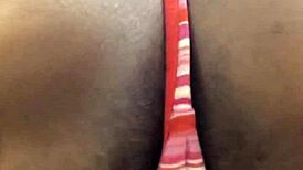 Bathroom ass play and panty ripping