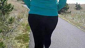 Filled a hot wife on a trail, hot old woman picked up by two gay boys for some good times