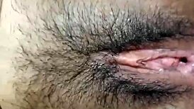 Young Indian girl’s wet box is being filled by sperm