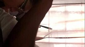 BBW amateur lady gets turned on by black cock