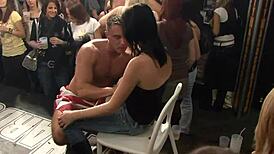 Hardcore group sex, super hot strippers