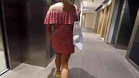 Public pick up in hotel room, horny 18 year old blonde