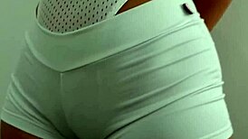 Softcore Asian babe gets hairiest scene with puffy pussy mounding!