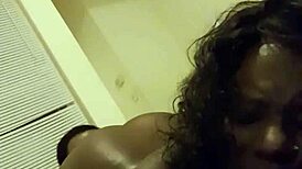 eating a debbies cake with a big black ass
