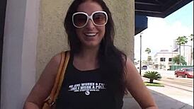 Naked in public: Raquel Diamond will be Jena's first exhibitionist dream girl