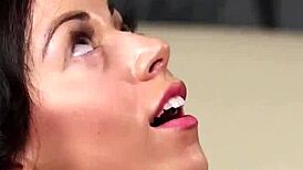 Big booty babe enjoys cock and gets multiple loads of cum on her face in a POV