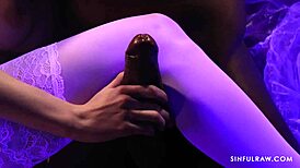 Love affair with a pornstar in stockings (aka interracial)
