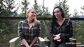 In a steamy video, lesbians are getting their intimate desires indulged