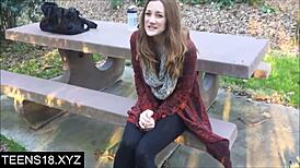 Watch this teen 18+ squirt publicly with toys! 😍💦