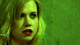 Is the lesbian maid pleasuring?