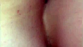 european close-up of wet orgasm with huge jizz