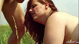 Reife bbw housewife gets anal from son's friends in amateur groupsex