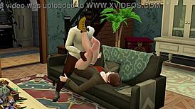 Intense Gay Threesome with Hard Assfucking and Anal Cock Action