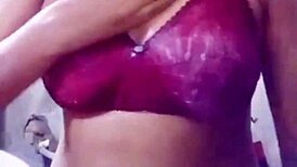 Wow, watch this desi girl shower and finger her tight pussy!