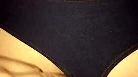 Hey, I support my wife's dick and fuck her until filling her thong with hot cum 😈