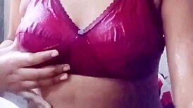 Wow, watch this desi girl shower and finger her tight pussy!