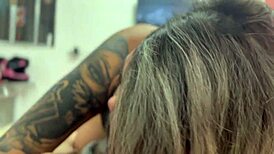 she arrived home wild and dove onto the soft cock