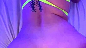 i teased and fucked that hairy tattooed babe in lingerie, quickie style, but i messed up the pov shot oops