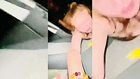 Out outdoor wild sex with tables, then a hot party and a creampie finish