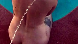 I caught her off guard pissing behind while chatting slomo! 😜