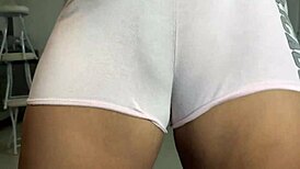 Wow, My Stepsister's Tight Cameltoe Latina Ass!