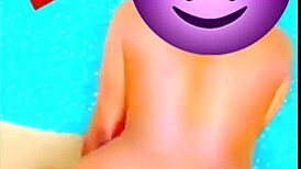 Megan's knees challenge in an exciting contest game