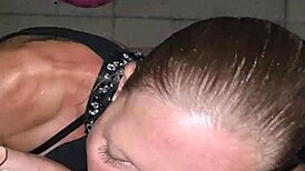 Belgian Girl in Sexy Dress Craves Deepthroat