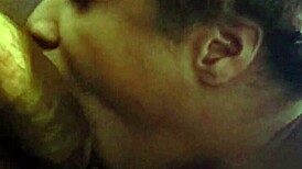 Stud Chick Deepthroats Big Black Monster Cock