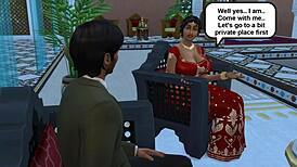 Desi saree aunty lakshmi takes his virginity with intense doggystyle and facial