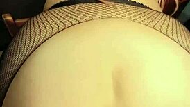 Real couple's deep doggy anal leads to a creampie, so intense!