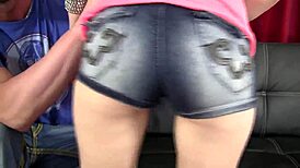 A quickie with a stranger girl in the public toilet