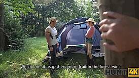 hunt4k strawberries are red, wanna bet on this czech teen pov?