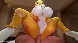 Renamon is craving you so hard, wanna join her furry fantasy tonight?