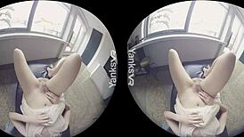 vr goddess marina explores solo relaxation techniques in a private session