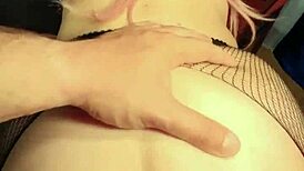 Real couple's deep doggy anal leads to a creampie, so intense!