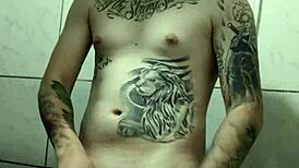 Hey, were you cumming in the shower on video call?