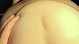 Real couple's deep doggy anal leads to a creampie, so intense!