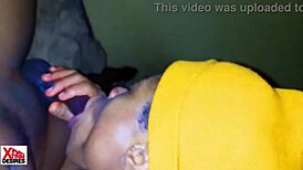 Naija Girl Swallows Cum in Wild Blowjob Session! Wow, She Takes It All!