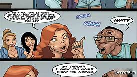 janitor catches teen 18+ girl sucking dick in detention deepthroat scene