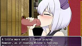 mylene explores the temple of lust in bondage