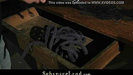 Punish That Bondage Slave With Rough Nipple Clamps!