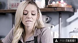 she begs her cheating boyfriend for risky public sex outdoors