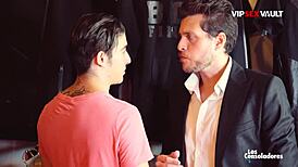 Sexy babe Noe Milk gets jizz-filled mouth after nasty threesome