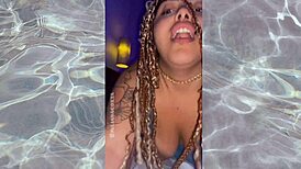 I watch Juliana Coxta getting slapped and fucked doggystyle in the motel