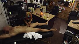 Reality scene with a wild slut in action