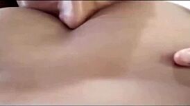 I give my girlfriend a nice massage, then lick her ass and cum inside 😍