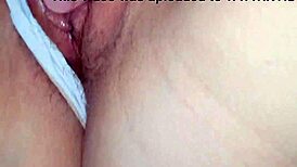 Amateur Wife Sucks Cock and Rubs Wet Pussy