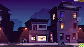 Hey, dive into this wild cyberpunk parody where aliens and monsters get steamy in anime sex scenes