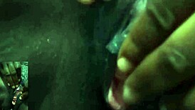 cyndy blackslave bathing in the shower with close-up views