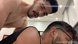 Marcos Goiano takes Joseph's huge cock in doggystyle